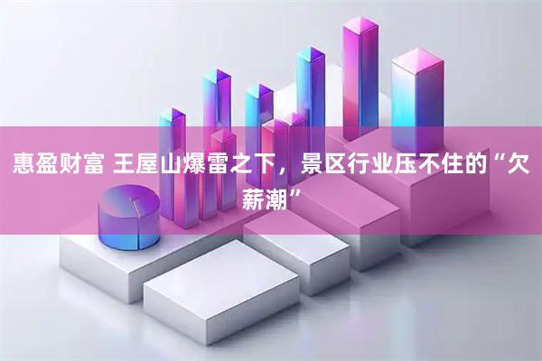 惠盈财富 王屋山爆雷之下，景区行业压不住的“欠薪潮”