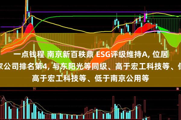 一点钱程 南京新百秩鼎 ESG评级维持A, 位居A股同行业11家公司排名第4, 与东阳光等同级、高于宏工科技等、低于南京公用等